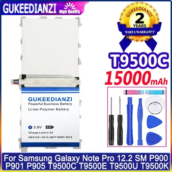 15000mAh Nauja T9500C baterija Samsung Galaxy Tab Note Pro 12.2 SM-T900 SM-P900 SM-P901 SM-P905 T9500K T9500E T9500U
