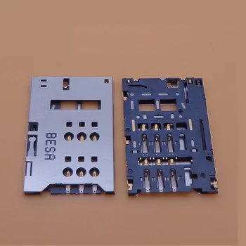 1pc SIM kortelių skaitytuvo laikiklio remonto dalys Huawei P1 T9200 U9200 X2-02 E5776 E5776S E589U SIM kortelių lizdo lizdo dėklas
