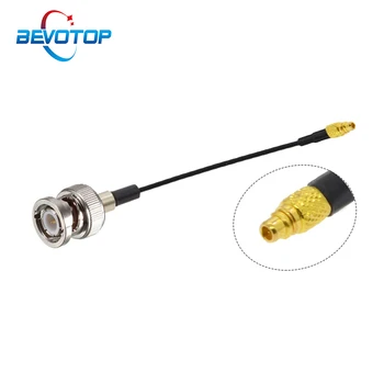 1vnt BNC Male to MMCX vyriškas kištukas RF1.37 Pigtail Jumper RF koaksialinio kabelio adapteris 10M