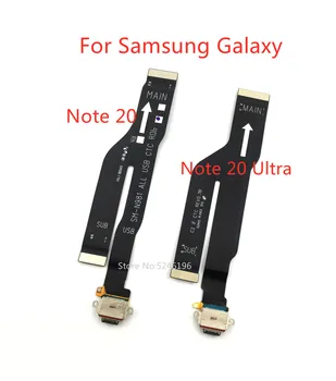 1vnt Skirta Samsung Galaxy Note 20 Note20 Note20 Note20 Ultra Note 20 Ultra USB įkrovimo plokštė Doko prievadas Flex kabelis Originali pakeiskite dalį