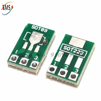 20vnt SOT89 SOT223 į DIP PCB perdavimo plokštę DIP pin plokštės žingsnio adapterio klavišų rinkiniai