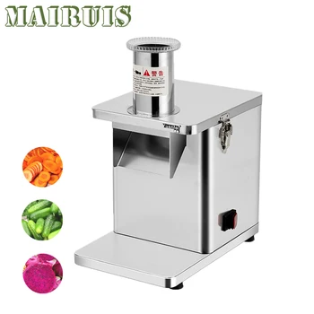 220V komercinis automatinis pjaustytuvas elektrinis vaisių ir daržovių granulių kauliukų aparatas Ridikėlių bulvių mangų kauliukų aparatas