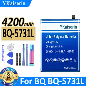 4200mAh YKaiserin baterija BQ5731L BQ BQ-5731L mobiliųjų telefonų baterijoms