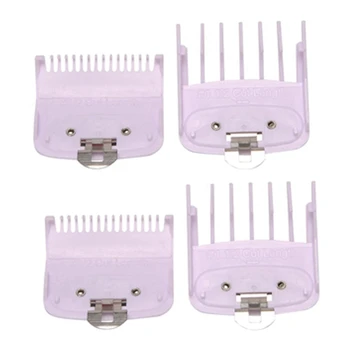 4PCS/Set Hair Clipper Combs Guide Kit Hair Trimmer Guards Priedai 1.5MM/4.5MM WAHL plaukų kirpimo mašinėlei