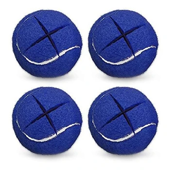 4PCS Teniso kamuoliukai vaikštynėms Aukščiausios kokybės teniso kamuoliukai baldų kojoms ir kieta grindų apsauga Paprasta naudoti
