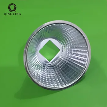 95mmX48mm skersmens aliuminio lempos atšvaito puodelio dubens dėklas, skirtas 20W - 100W 25X25MM didelės galios LED emiterio prožektorius