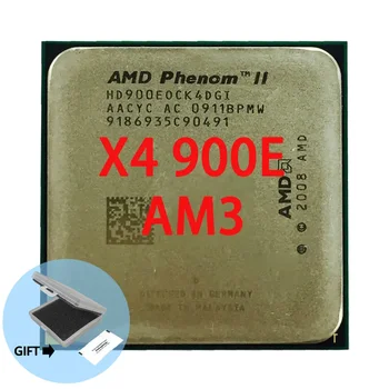 AMD Phenom II X4 900e 2,4 GHz keturių branduolių procesoriaus procesorius HD900EOCK4DGI lizdas AM3