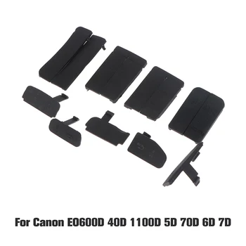Aukštos kokybės 1PC guminių durų apatinis dangtelis, skirtas Canon EO600D 40D 1100D 5D 70D 6D 7D USB kamerai