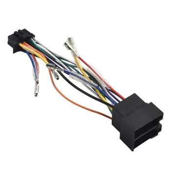 Automobilinis stereofoninis radijas ISO laidyno jungties kištukinis kabelis, skirtas 