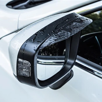 Automobilio galinio vaizdo stiklo veidrodėlis Lietaus antakių skydas Skydelio saulės skydelio atspalvio rėmelis, skirtas Nissan X-Trail 2021 2022, 2023