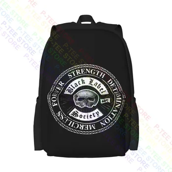 Black Label Society Zakk Wylde Strength Rock Didelės talpos kuprinė Vintage Creative Sports Bag School Sport Bag