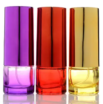 Didmeninė prekyba 20ML spalvingais stiklo purškimo kvepalų buteliukais Purkštuvas Pakartotinai užpildomas kvepalų indas moterims