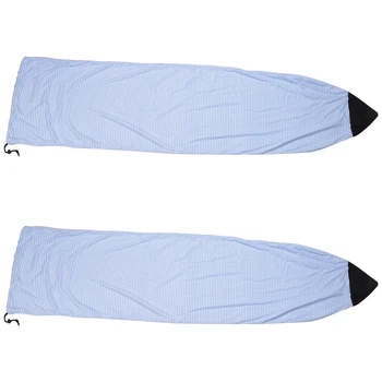 ELOS-2X Surfboard kojinių dangtelis 6Ft mėlynos ir baltos juostelės Banglenčių lentos apsauginis krepšys Laikymo dėklas