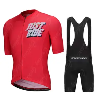 Etxeondo-Quick Dry Cycling Jerseying Set for Men, Bike Wear, Mountain Bike, MTB Clothing, Tight Pad, Summer