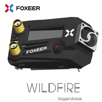 Foxeer Wildfire 5,8 GHz 72CH dvigubo imtuvo OLED ekrano palaikymas OSD programinės aparatinės įrangos atnaujinimas 5-16V Fatshark FPV akiniai 