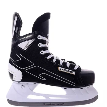 HEAD Individualūs linijiniai ledo ritulio riedučiai Lauko ledo ritulio čiuožimo batai suaugusiems Juodas PVC medvilninis audinys Vyrai 1 žiema