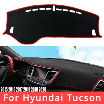 Hyundai Tucson 2015 2016 2017 2018 2019 2020 Automobilio prietaisų skydelio dangtelis Venkite šviesos pagalvėlės Prietaisų skydelis Kilimėliai Kilimėliai Priedai