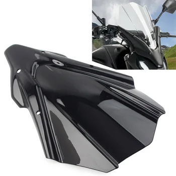 Juodas motociklų priekinio stiklo priekinio stiklo vėjo ekrano deflektoriaus dangtelis skirtas Yamaha MT-07 MT07 2021 2022