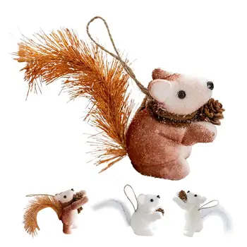 Kalėdinis animacinis filmas Voverės pakabukas Linksmų Kalėdų eglutės kabančių dekoracijų 2023 m 