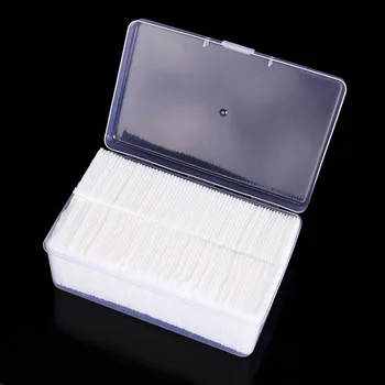 Kosmetika Puff Case Storage Box Make-up Plastikinis pūkuotas stačiakampis Skaidrus konteineris Auskarai Pakaitinis Skaidrus
