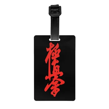Kyokushi karatė bagažo žyma Kovos menų lagaminas Bagažas Privatumas Viršelio ID etiketė