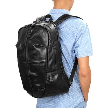 MAHEU Solf odinė juoda kuprinė avikailio krepšys didelis mokyklinis krepšys berniukams vyrams vyras moteris ponia natūralios odos krepšys Satchel
