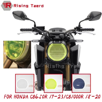 Motociklo priekinių žibintų ekrano apsauginis dangtelis HONDA CB650R CB1000R 2018-2020 2021 CB 650R 1000R su 3M lipniais lipdukais