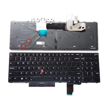 Nauja JAV nešiojamojo kompiuterio klaviatūra su foniniu apšvietimu Lenovo Thinkpad T15g Gen1 / P15 Gen1 / P17 Gen1 nešiojamojo kompiuterio pakeitimui