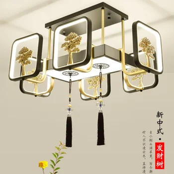 Nauja kiniška lubų šviesa LED svetainės lempa Personalizuota šviesa Prabangus modernus miegamasis Restoranas 