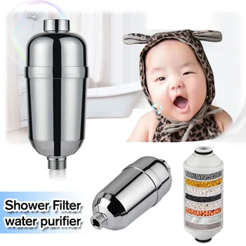 NAUJA Vandens filtrai buitiniams Vonios kambario dušo filtras Maudymosi vandens valymas Sveikatos minkštiklis Chloro šalinimas Vandens valytuvas