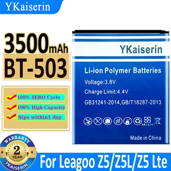 Naujas YKaiserin BT5007 BT5009 3500mAh Bateria skirtas LEAGOO Z9 Z10 BT-5007& BT-5009 telefono baterija + sekimas NO