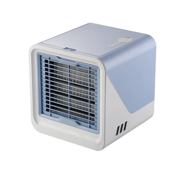 nešiojamas oro kondicionierius, mažas lauko oro kondicionierius be ventiliatoriaus, 7 spalvų žibintai mini oro aušintuvas biurui, miegamajam