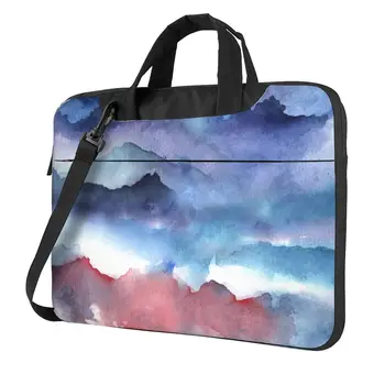 Nešiojamojo kompiuterio krepšys turtingas ir spalvingas debesų nešiojamojo kompiuterio maišelis Abstraktus smūgiams atsparus 13 14 15 madingas kompiuterio krepšys, skirtas Macbook Pro Lenovo