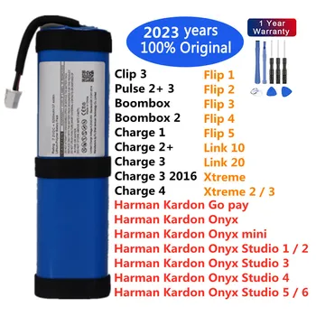 Original Speaker Battery for Harman Kardon Go Play Onyx Mini & JBL Charge Pulse Xtreme Boombox Flip 3 4 5 1 2 Link 10 20 Baterija