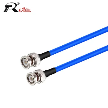 RG402 Pusiau lankstus kabelis 50 omų jungtis BNC Male į BNC Male 90Degree RF adapteris RF Koaksialinis Pigtail prailginimo laido trumpiklis