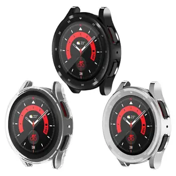 Samsung G-alaxy laikrodžio dangtelis 5 Pro 45mm dėklas TPU Samsung Watch 5 Pro apsauginis dėklas su svarstyklių priedais