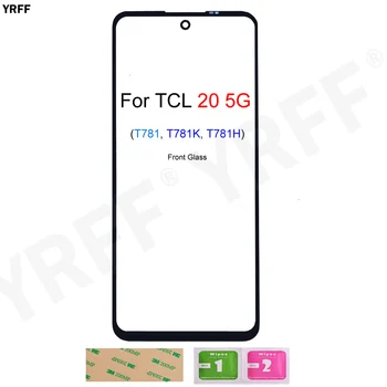 skirta TCL 20R 5G jutiklinio ekrano skydeliui TCL 20 5G T781 T781K T781H priekinio stiklo skydeliui (be LCD ekrano) 6.67 '' Išorinis stiklas