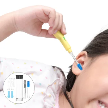 Smart Ear Spoon priedai Ausų vaško valymo įrankis Valymo pumpurai Makiažo valiklis Visual Pick Silikagelis Silikoniniai kištukai