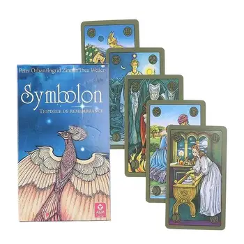 Taro kortos Symbolon Deck Fate Divination Taro Deck Board Game for Adult Party Astrology Cards Oracle Cards