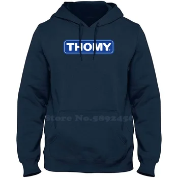 Thomy Logo Fashion džemperis su gobtuvu su gobtuvu Aukščiausios kokybės grafiniai 100% medvilniniai džemperiai