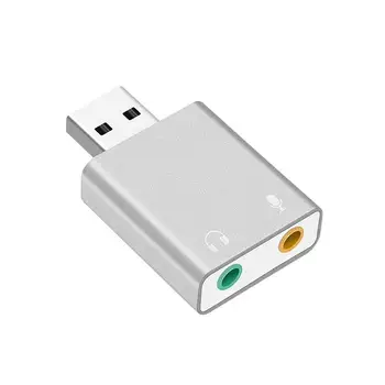 USB garso plokštė USB garso plokštė Stereo nešiojamam kompiuteriui Stereo plokštė nešiojamam kompiuteriui