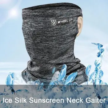 Vasaros ledo šilkas Suncreen Dviračių veido kaukė Apsauga nuo saulės Nuo UV spindulių kaklo šalikas Patogus elastingas kvėpuojantis veido užvalkalas Vyrai Moterys