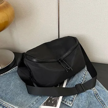 Vyrų laisvalaikio mažas krepšys lauko kelionių verslo pečių krepšys Juodas Oksfordo audinio pasiuntinio krepšys Vasaros pasiuntinio krepšys