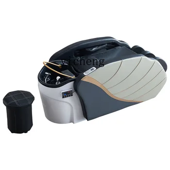 XL elektrinio masažo šampūno lova Automatinė vandens cirkuliacija Fumigacija Galvos terapija Lovos diržas Vandens šildytuvas